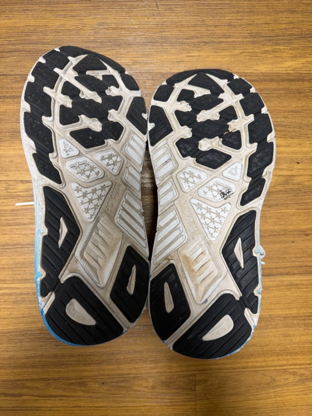 HOKA Women's White, Blue & Pink Athletic Running Shoes | Size 10 - Picture 4 of 6